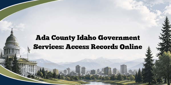 Ada County Idaho Government Services: Access Records Online