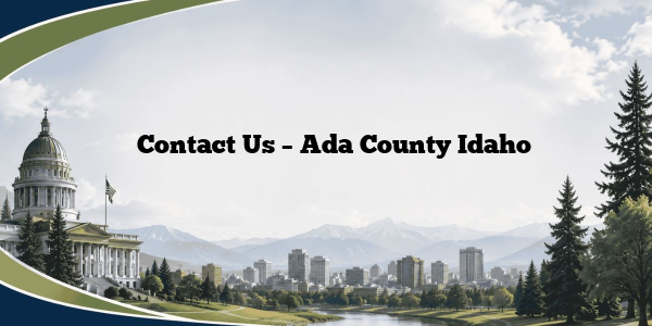 Contact Us - Ada County Idaho