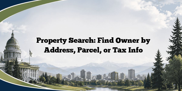 Property Search: Find Owner by Address, Parcel, or Tax Info