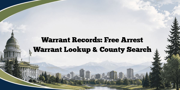 Warrant Records: Free Arrest Warrant Lookup & County Search